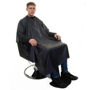 New Arrival 2026 Custom <b>Barber</b> <b>Cape</b> Professional Haircutting Salon Apron Waterproof Anti-Static Fabric Wholesale Bulk Supply - Product Image 3
