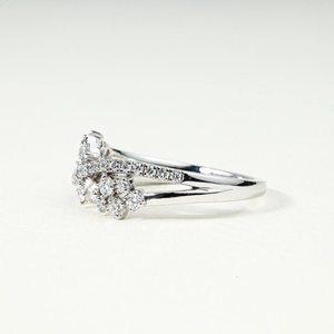 แหวนแต่งงานเพชรทรงกลม 1 กะรัต เพชรเลี้ยงในห้องปฏิบัติการ ทองคำแท้ 10K 14K 18K รับรองโดย IGI ดีไซน์เรียบหรูแบบมินิมอล - Product Image 3