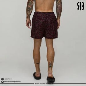 Rubabull – Short de bain personnalisé pour homme, séchage rapide, motif abstrait, décontracté, léger, avec cordon de serrage, pour la plage – Fabricant - Product Image 2
