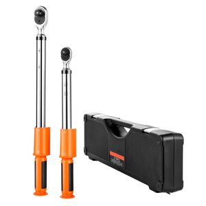 Set di chiavi dinamometriche digitali a 2 pezzi, 72 denti, alta precisione 2%, con valore preimpostato elettronico, attacco da 1/2 e 3/8 di pollice per riparazioni auto - Product Image 1