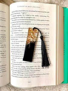 Marcapáginas de Resina Epoxi Personalizado, Elegante, Resistente al Agua, con Impresión y Corte por Troquelado, con Lazo, Soporte para Páginas de Libro, Personalizable - Product Image 4