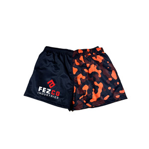 Pantalones cortos de fútbol personalizados con estampado digital, cintura elástica, poliéster, antibacterianos, con logo personalizado. - Product Image 4