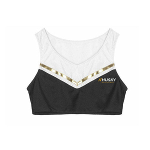 Ensembles d'uniformes de cheerleading personnalisés pour filles et adultes, avec logo frontal imprimé par transfert thermique, pour équipes et compétitions, couleurs variées, hauts et shorts 100% coton - Product Image 6