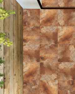 Baldosas de Porcelana con Aspecto de Piedra Gris de 400x400 mm, Acabado Mate, Resistentes, para Interiores y Exteriores - Product Image 4