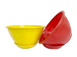 กระถางพลาสติกรูปทรงดอกไฮเดรนเยียสำหรับแขวนกระถางพลาสติกติดผนังกระถางดอกไม้กระถางต้นไม้ติดผนังสุดสร้างสรรค์ - Product Image 2