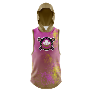 Sudadera sin mangas con capucha y logo frontal para hombre, de forro polar, informal, para invierno, con estampado digital - Product Image 1