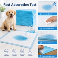 Tapis d'apprentissage pour animaux de compagnie en PE imperméable et écologique, surface douce en pâte de cellulose, pour chiens et chats, nettoyage des cages, dressage quotidien à la propreté
