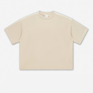 เสื้อยืดคอกลม ยูนิเซ็กซ์ ผ้าฝ้าย 100% น้ำหนัก 250 กรัม แขนสั้น สกรีนโลโก้ได้ สไตล์วินเทจ ลุคสบายๆ ทรงโอเวอร์ไซส์ สำหรับผู้ชายและผู้หญิง - Product Image 5