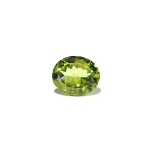 Natural Oval Peridot Loose Gemstone 5.6 Carat for Fine Jewelry - Product Image 1