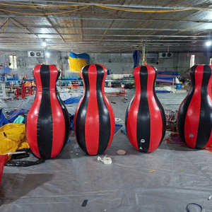 Pinos de Bolos Inflables Comerciales Internacionales con Bomba de Aire Eléctrica, Duraderos y Fáciles de Instalar para Eventos y Juegos de Team Building - Product Image 3