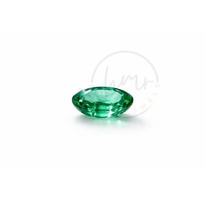 Esmeralda Zambiana Natural de 1.25 Quilates, Corte Ovalado, Gema Suelta Certificada, Esmeralda Verde para Joyería, Anillo, Colgante - Product Image 2