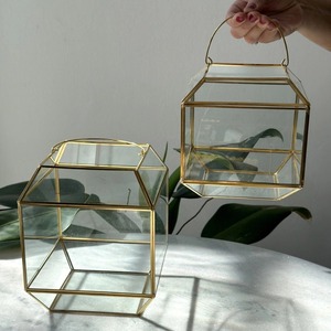Geometric <b>Lantern</b> Wholesale Bulk MOQ Metal Candle Holder for Home Hotel Restaurant <b>Indoor</b> Outdoor Decor - Product Image 2