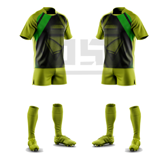 Uniforme de Rugby Estampado Premium, 100% Poliéster Ecológico, Sin Costuras, Resistente al Viento, Antibacteriano, Pantalones Cortos Ligeros - Product Image 6