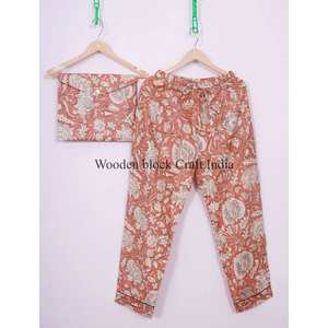 Conjunto de Pijama Elegante de 3 Piezas con Estampado Floral para Mujer, Cuello Redondo, Manga Larga, Cintura Elástica, Ropa de Dormir para Verano - Product Image 4