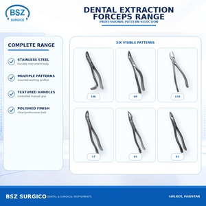 คีมถอนฟัน BSZ SURGICO หมายเลข 69 รุ่น BSZS-210 ทำจากสแตนเลสสตีล ด้ามจับแบบมีลาย  ชนิดเครื่องมือผ่าตัดคลาสที่ 2 - Product Image 2