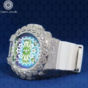 Montre analogique de luxe Charm Jewells en acier inoxydable, cadran en verre, bracelet en acier inoxydable, boîtier de 40 mm, mouvement mécanique, étanche 10 bars - Product Image 3