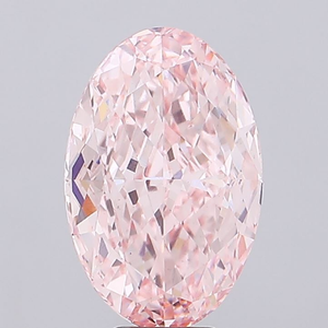 Diamant ovale fantaisie rose intense, cultivé en laboratoire, certifié IGI, clarté VS1, taille excellente, diamant CVD non monté pour la joaillerie. - Product Image 6
