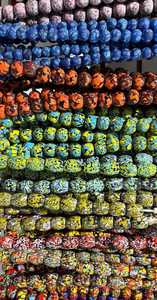 Multi Color Recycled Glass Trade <b>Beads</b> Handmade Ethnic <b>Beads</b> for Jewelry Making Craft Supplies Wholesale Decorative <b>Beads</b> - Product Image 4