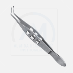 Pinzas para Cápsulas Arruga de Al Mida Healthcare, Curvas, Muy Delicadas, Instrumentos Quirúrgicos Oftálmicos de Acero Inoxidable, Microinstrumentos Manuales con Certificación CE - Product Image 2