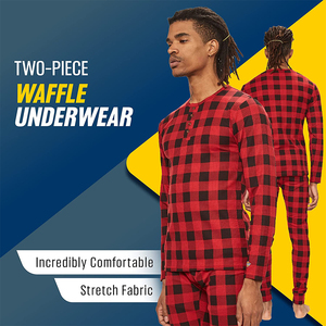 Ensemble de sous-vêtements thermiques pour hommes RABUSH SPORTS de haute qualité, logo personnalisé imprimé, caleçons longs à carreaux, séchage rapide, très confortable - Product Image 6