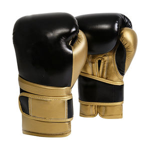 Gants de boxe thaïlandaise en cuir de vache véritable de haute qualité pour hommes, entraînement professionnel MMA, logo personnalisé, produit OEM - Product Image 4