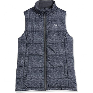 Wholesale Plus Size <b>Women's</b> Puffer <b>Vest</b> Warm Padding Nylon Sleeveless <b>Down</b> Jacket Custom Logo Plus Cotton Comfortable Fit Solid - Product Image 1
