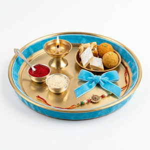 Cinta de Terciopelo Azul Cielo Suave de Una Cara de 12 mm, Rollo de 50 Yardas, Directo de Fábrica, para Decoración de Rakhi, Cestas, Thali, Embalaje de Regalos, Personalizable - Product Image 1