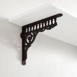 High Strength Metal <b>Shelf</b> <b>Bracket</b> Designed for Heavy Wooden <b>Shelf</b> Installation in Warehouse Garage Workshop Spaces - Product Image 1
