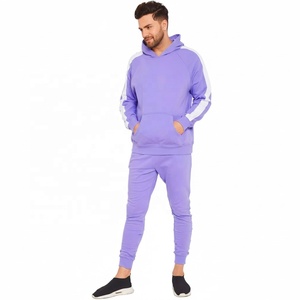 Survêtement de sport pour homme de haute qualité avec logo personnalisé, 100% coton, lavage à l'acide, streetwear, costumes tendance - Product Image 6
