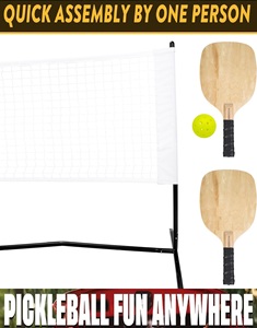 Waising Sports Portable 22FT Pickleball Net Système de filet d'entraînement extérieur avec poteaux en métal pour la pratique des loisirs - Product Image 4