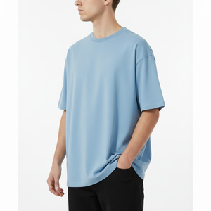เสื้อยืดคอตตอนโอเวอร์ไซส์เนื้อหนา ปักโลโก้ตามสั่ง ระบายอากาศได้ดี ดีไซน์พรีเมียมคุณภาพเยี่ยม เสื้อยืดผู้ชาย - Product Image 3