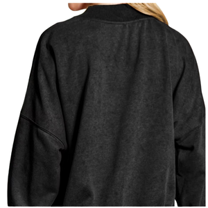 Sudadera Forrada de Talla Grande para Mujer, Estilo Urbano, Blusa Holgada de Otoño, Sudaderas de Moda para Mujer - Product Image 2