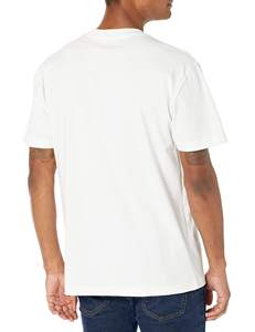 Camiseta Blanca para Hombre, Corte Regular, Mezcla de Algodón, Cuello Redondo, Informal, Básica, Personalizable con Etiqueta Privada - Product Image 3