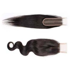 Indian Remy Hair U Part <b>Wig</b> Natural Black <b>Long</b> Straight and Body Wave for Lace Double Drawn 130% Density 235g - Product Image 2