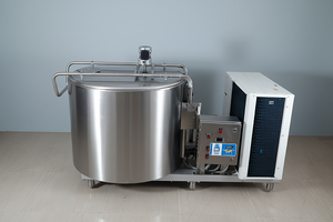 Réservoir de refroidissement de lait en acier inoxydable BMC 500L pour fermes laitières, centres de collecte de lait, refroidissement et stockage hygiénique du lait - Product Image 2