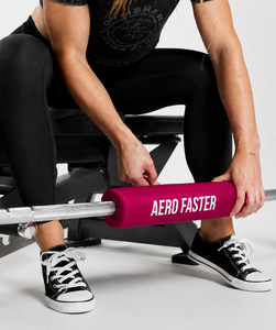 Coussin de protection pour haltères Aero Faster en mousse EPP et caoutchouc, tissu rose, protection pour exercices, adulte, toutes saisons, tailles S/M/L - Product Image 6