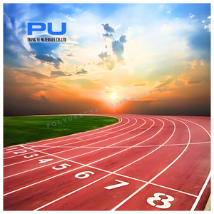 Aglutinante de poliuretano transparente (PU) de alta calidad con adhesivo curado UV y gránulos de EPDM para la construcción de pistas de atletismo - Product Image 3