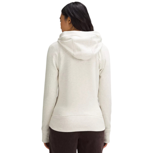 Sudadera con capucha para mujer, con cremallera completa, color liso, forro polar de algodón, transpirable, corte regular, para otoño - Product Image 2