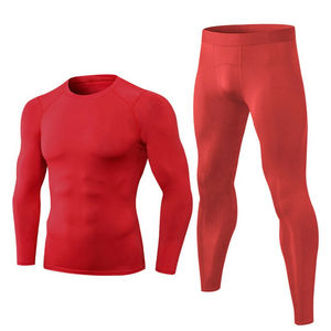 Conjunto Deportivo Unisex de Compresión para Gimnasio, Fitness, Entrenamiento, Running, Ajuste Muscular, Ligero y de Secado Rápido - Product Image 1