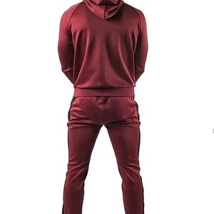 Fitness Gym Sweatshirt Custom Jogger Set Plain Sports Men Hoodie Zip up Suit High Quality Breathable Gym Men's <b>Tracksuit</b> - Product Image 6