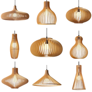 Lampe suspendue en rotin tissé à la main, luminaire décoratif d'intérieur, style nordique, en bambou naturel, luminaire décoratif d'intérieur, idéal pour un séjour à domicile - Product Image 3