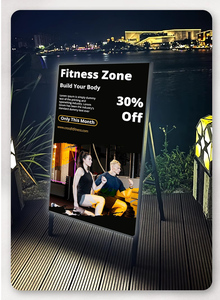 Quảng Châu Phật sơn nhà máy trong nhà ngoài trời áp phích quảng cáo đứng <span class=keywords><strong>LED</strong></span> chiếu sáng đứng di động Bảng hiển thị một khung Đăng - Product Image 6