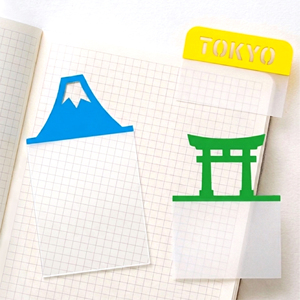 Colección de notas adhesivas creativas: marcadores de página minimalistas con temática de viajes y diseño de película transparente para regalos, planificación y suministros de oficina - Product Image 2