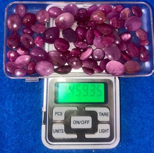 Lote de 66 Piezas de Rubíes Rojos Naturales Cabujón de 459.30 Quilates - Formas Mixtas para Joyería - Product Image 5