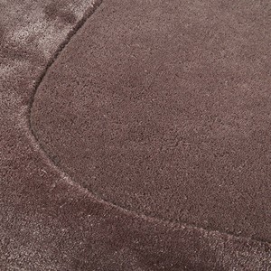 Tapis de luxe en peluche marron, doux, en viscose et laine, moderne, tufté, pour salon, chambre, tapis d'intérieur confortable, décoration minimaliste - Product Image 2