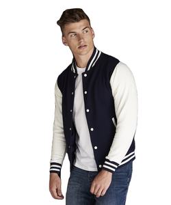 Veste universitaire de baseball d'hiver personnalisée pour hommes femmes meilleure qualité col montant chenille motif de lettres brodées Service OEM - Product Image 5