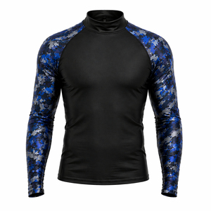 Trendy Men's UV Protection Rash Guard Long Sleeve Swim <b>Shirt</b> Quick Dry <b>Compression</b> Surfing Fishing Gym Workout Performance Wear - Product Image 1