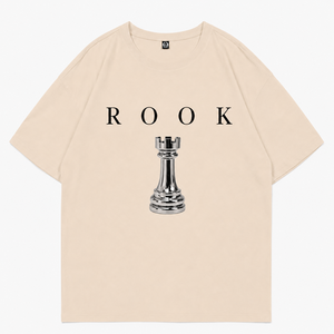 T-shirt décontracté pour homme à manches courtes coupe classique, motif Roi d'échecs, personnalisable OEM, blanc, col rond, 100% coton mélangé, respirant, écologique - Product Image 6