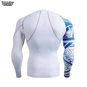 Vente en gros de vêtements à manches longues de couleur unie Upf 50 +, stock du fabricant de protection contre les éruptions cutanées pour hommes, vêtements en vrac, balles de vêtements mélangés, vêtements d'occasion - Product Image 4