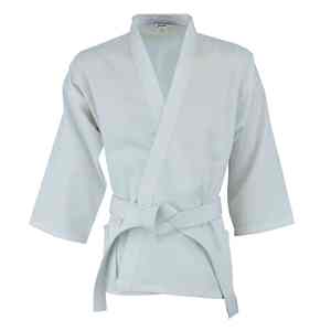 Kimono de karaté personnalisé en polyester/coton, durable, à séchage rapide, pour hommes adultes, léger, extensible, arts martiaux, ceintures incluses - Product Image 5